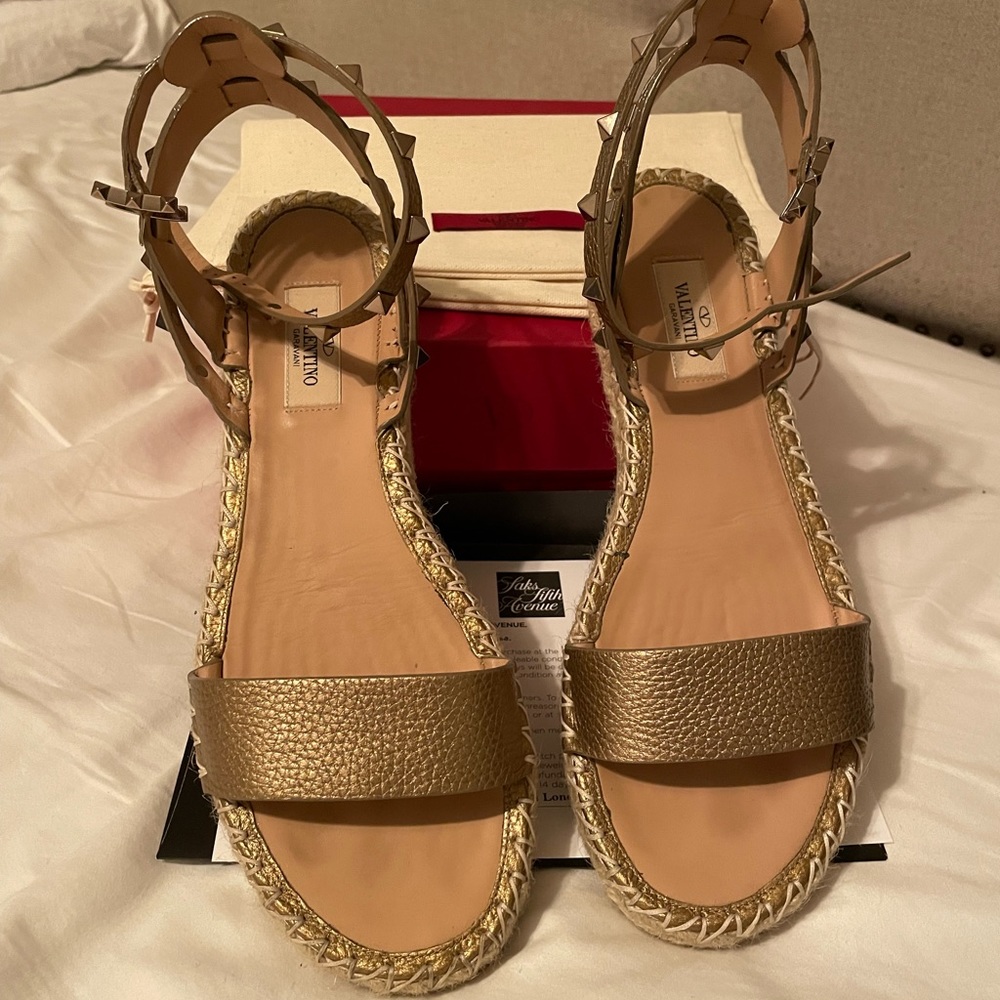 Size 40 Valentino Espadrille Rockstud sandal
